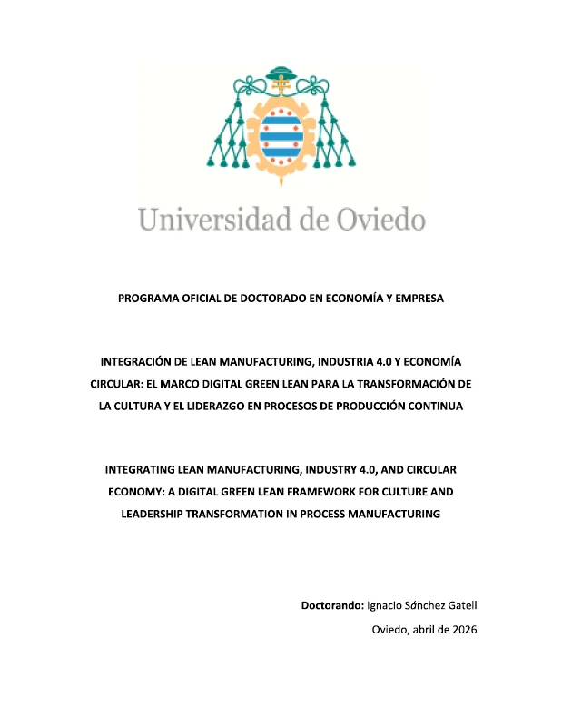 Preview of Integrating Lean Manufacturing, Industry 4.0, and Circular Economy: A Digital Green Lean Framework for Culture and Leadership Transformation in Process Manufacturing